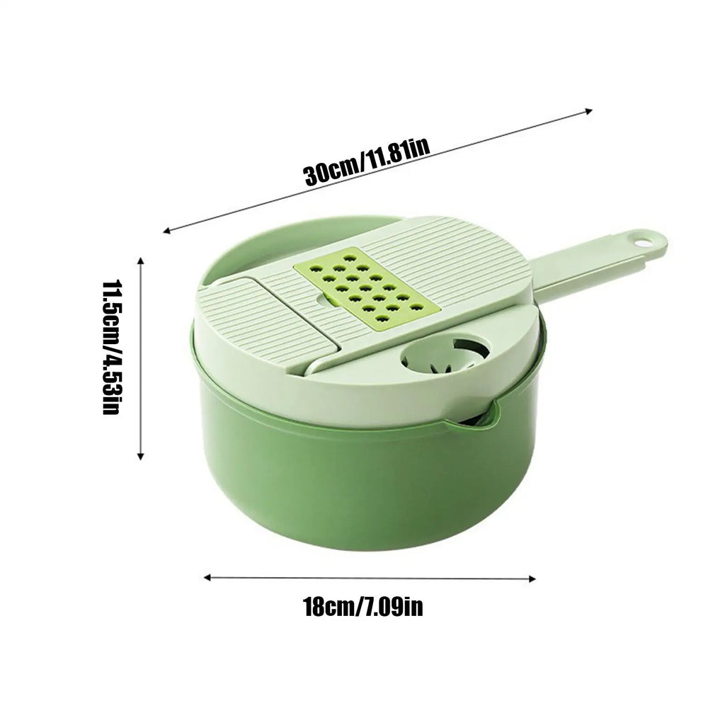 16-In-1 Vegetable Chopper & Dicer – Stainless Steel Food Cutter Vegetable Chopper Qme