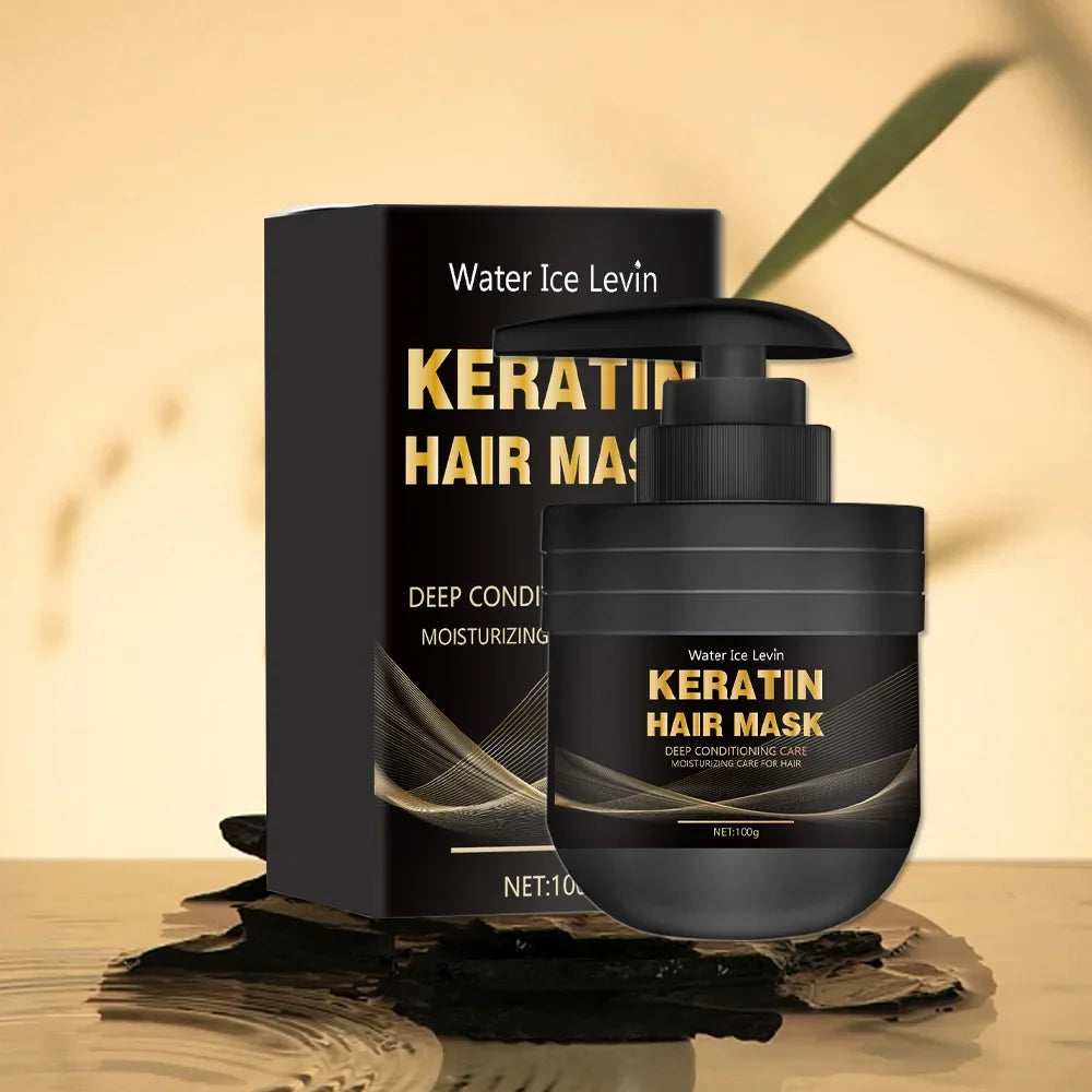 Keratin Hair Mask – 5-Second Frizz Repair & Smoothing Treatment Keratin Hair Mask Qme