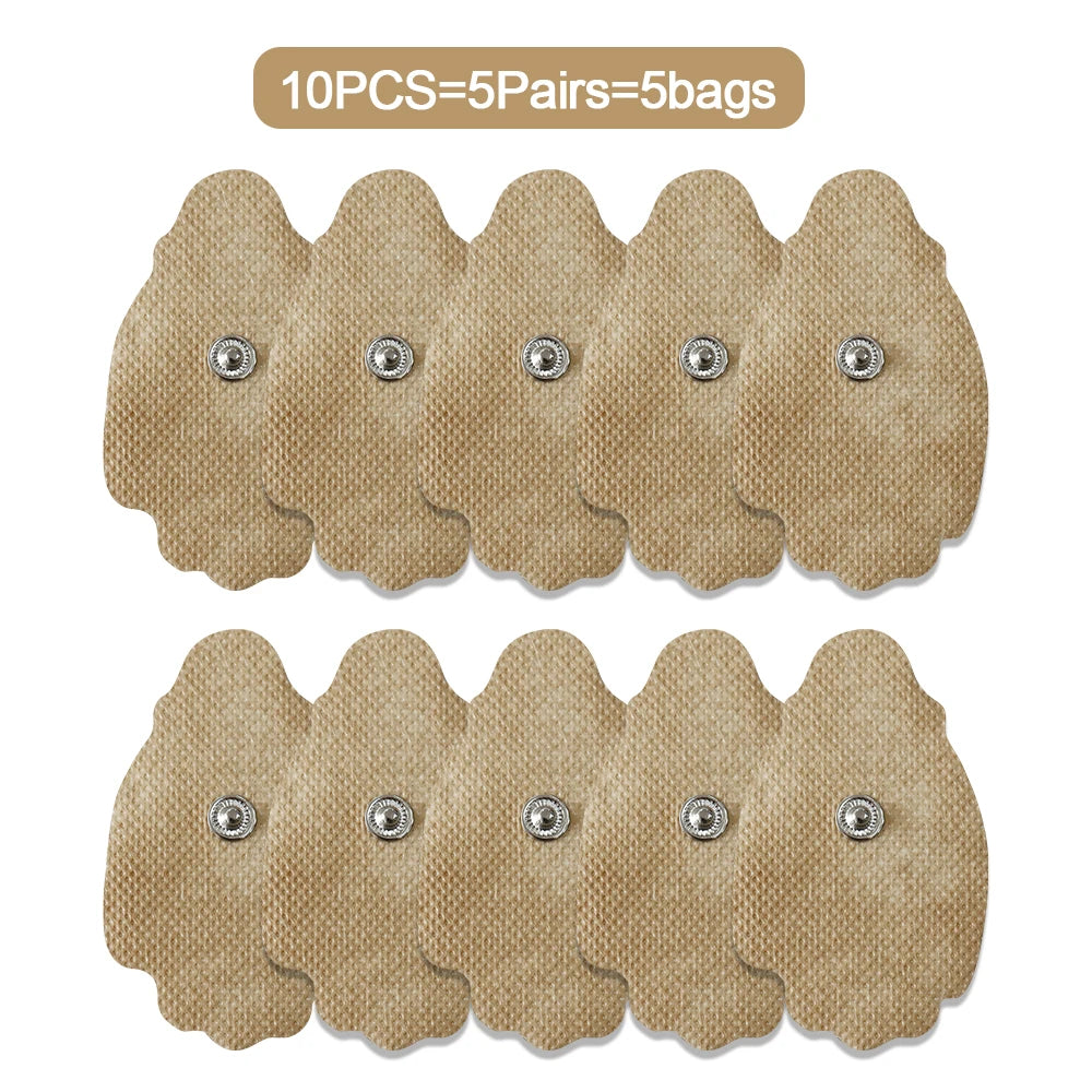 TENS EMS Electrode Pads – Reusable Self-Adhesive 10/20 Pcs Electrode Replacement Pads Qst 10Pcs