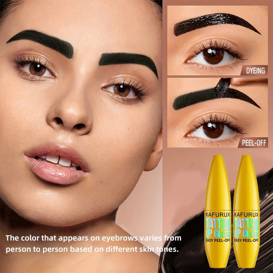Semi-Permanent Peel Off Eyebrow Dye Cream – 5 Colors | Qme Eyebrow Dye Cream Qme
