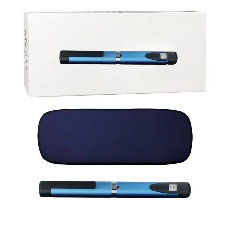 Reusable Adjustable 3ml Injection Pen – ISO 11608-3 Compliant Injection Pen Device Qst Blue