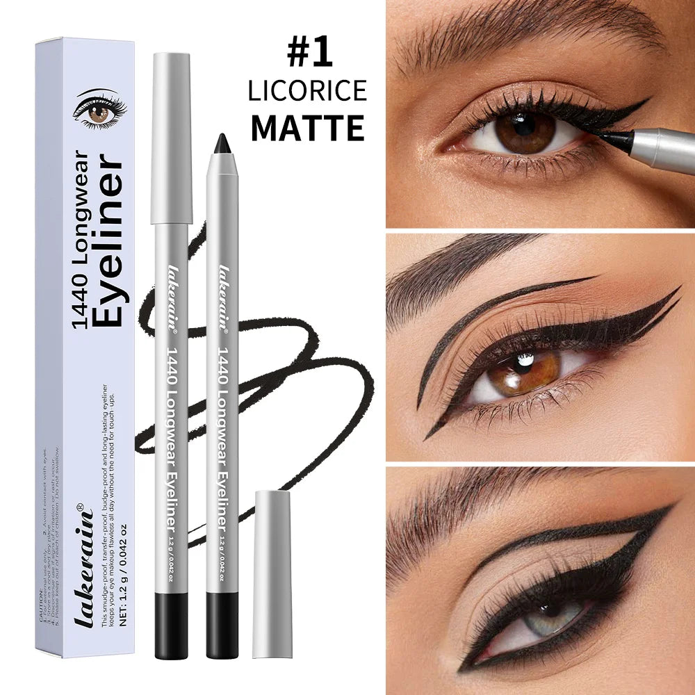 Lakerain Waterproof Eyeliner Pen – Quick-Dry & Long-Lasting Eyeliner Pen Qst