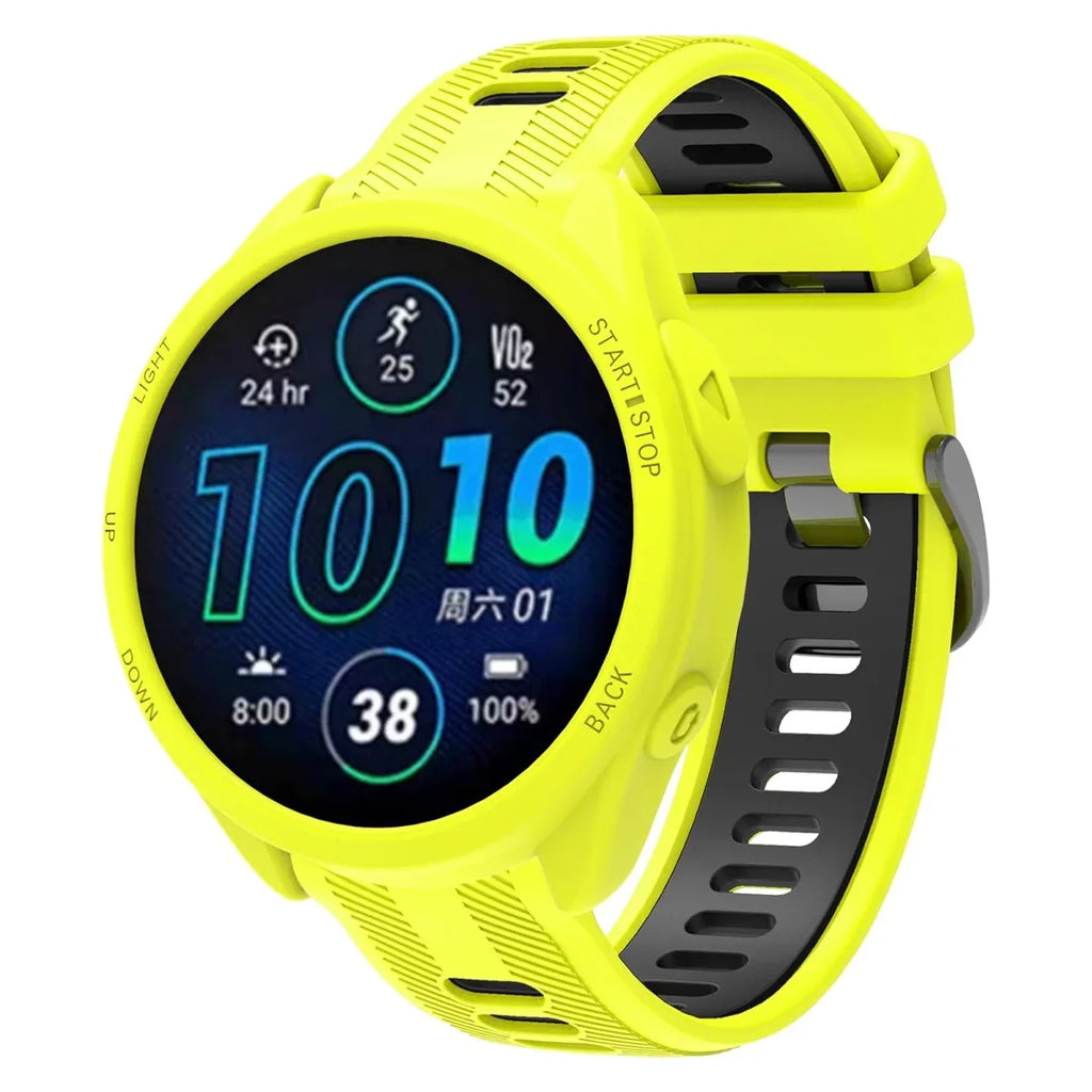 Silicone Case for Garmin Forerunner 965 – Scratch Protection Cover Watch Protection Case Qme