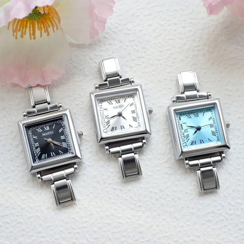 Stainless Steel Watch Case Header | Round & Square | 5 Colors Watch Case Header Qme