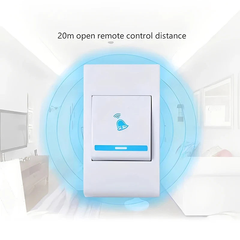 Wireless Doorbell with 36 Songs & Remote Control – 2 Colors Wireless Doorbell Qme