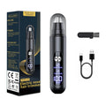 Peicon Mini Rechargeable Nose & Ear Hair Trimmer for Men Nose Hair Trimmer Qst BLACK