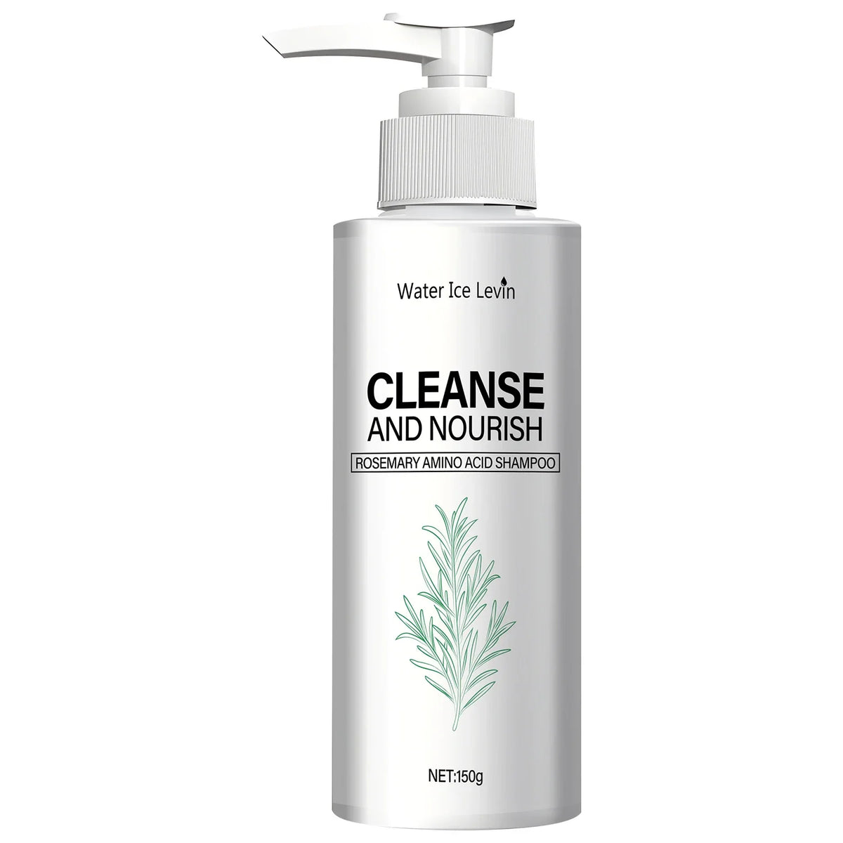 Rosemary & Ginger Root Amino Acid Shampoo | Soft Shiny Hair Botanical Hair Shampoo Qme Nourishing
