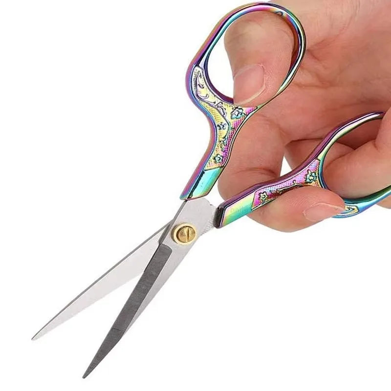 Kawaii Titanium Scissors – Vintage Carved Sewing & Craft Craft Scissors Qme