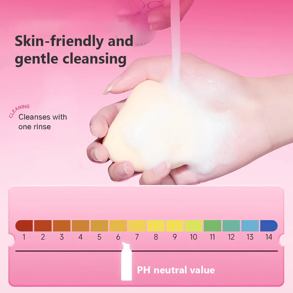 Makeup Brush & Sponge Cleaning Mousse – Water-Free Foam Cleanser Makeup Brush Cleanser Qme