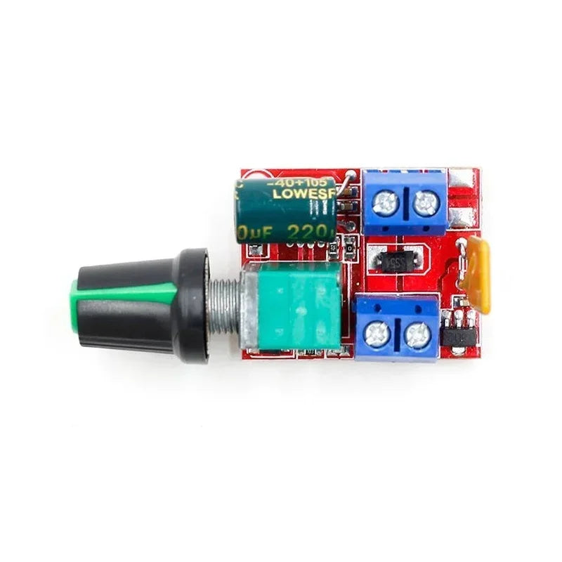 Mini PWM DC Motor Speed Controller 5A 90W 5V–35V LED Dimmer PWM Speed Controller Qme