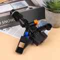360° Auto-Rotate Lawn Sprinkler – Dual Nozzle Garden Irrigator Rotating Garden Sprinkler Qme Black