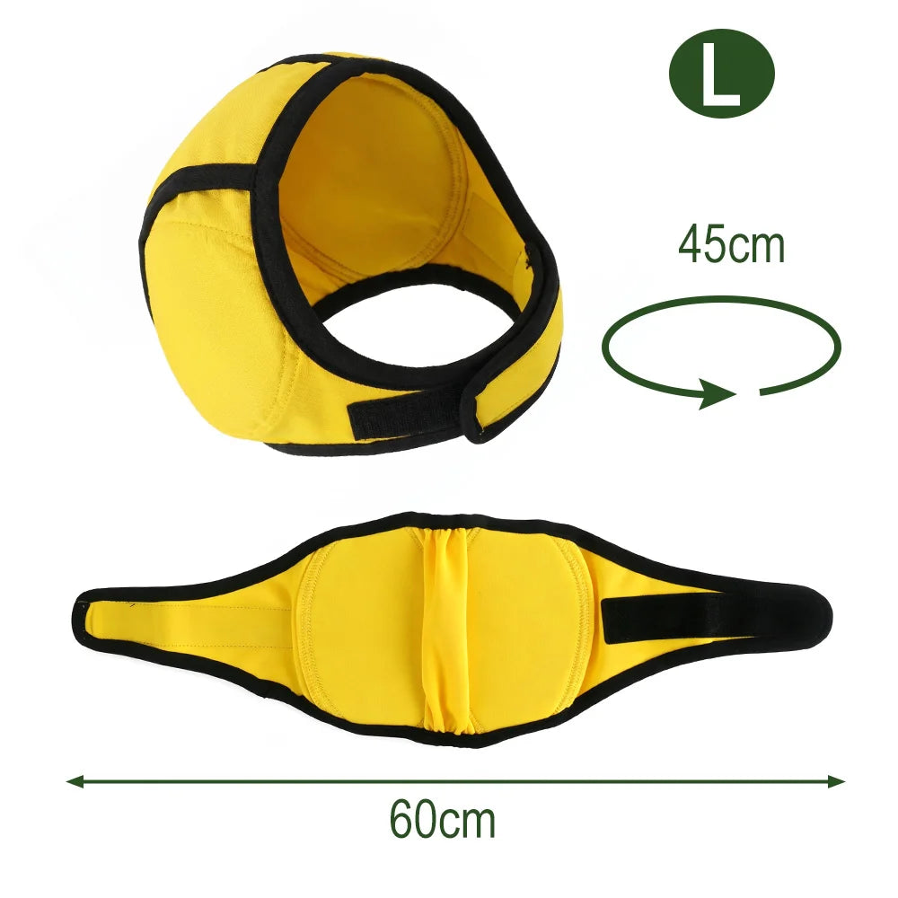 Dog Ear Muffs – Noise Reduction Calming Waterproof Earmuffs Dog Ear Muffs Qst L