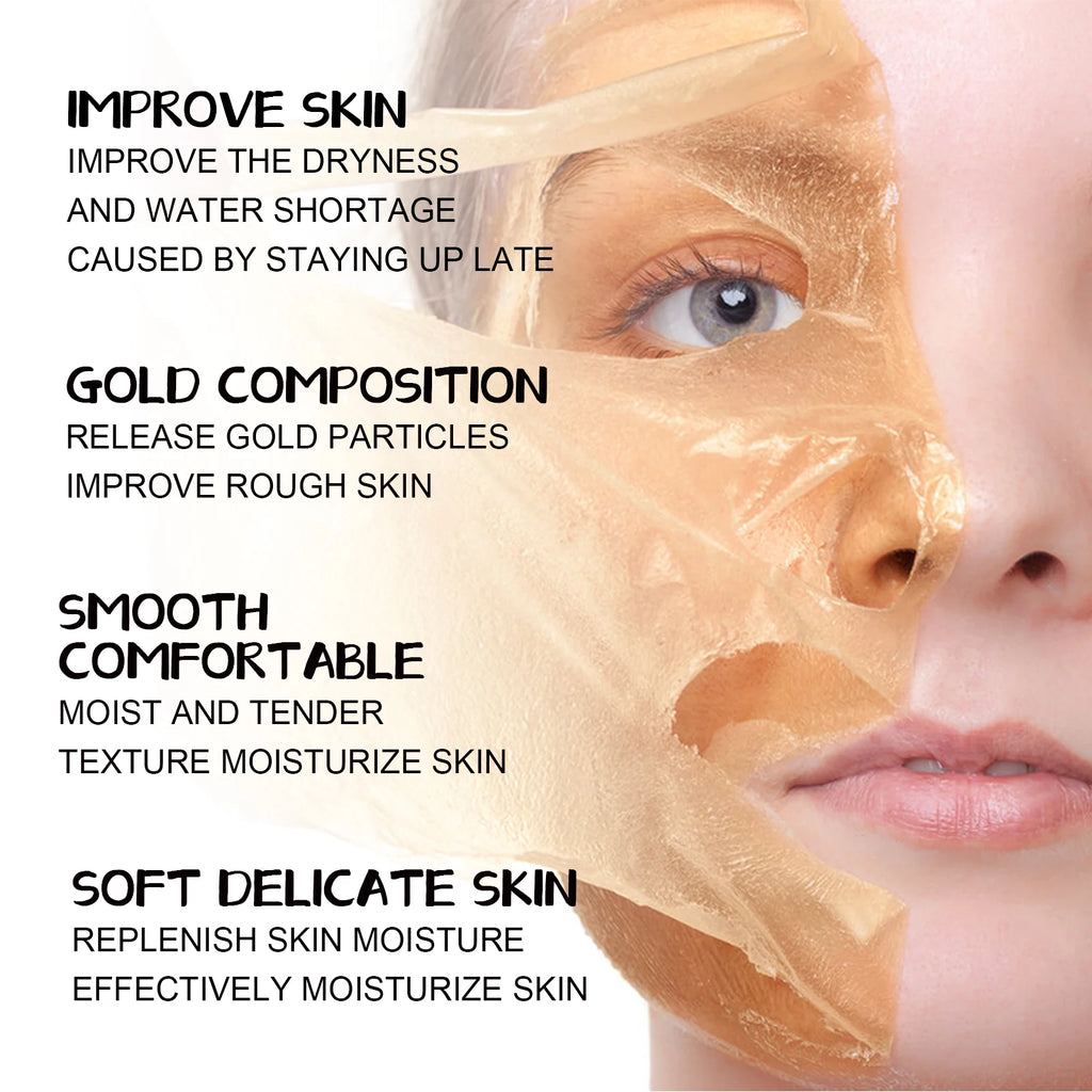 Jaysuing Gold Peel-Off Face Mask – Firming & Hydrating, 100g Peel-Off Face Mask Qst