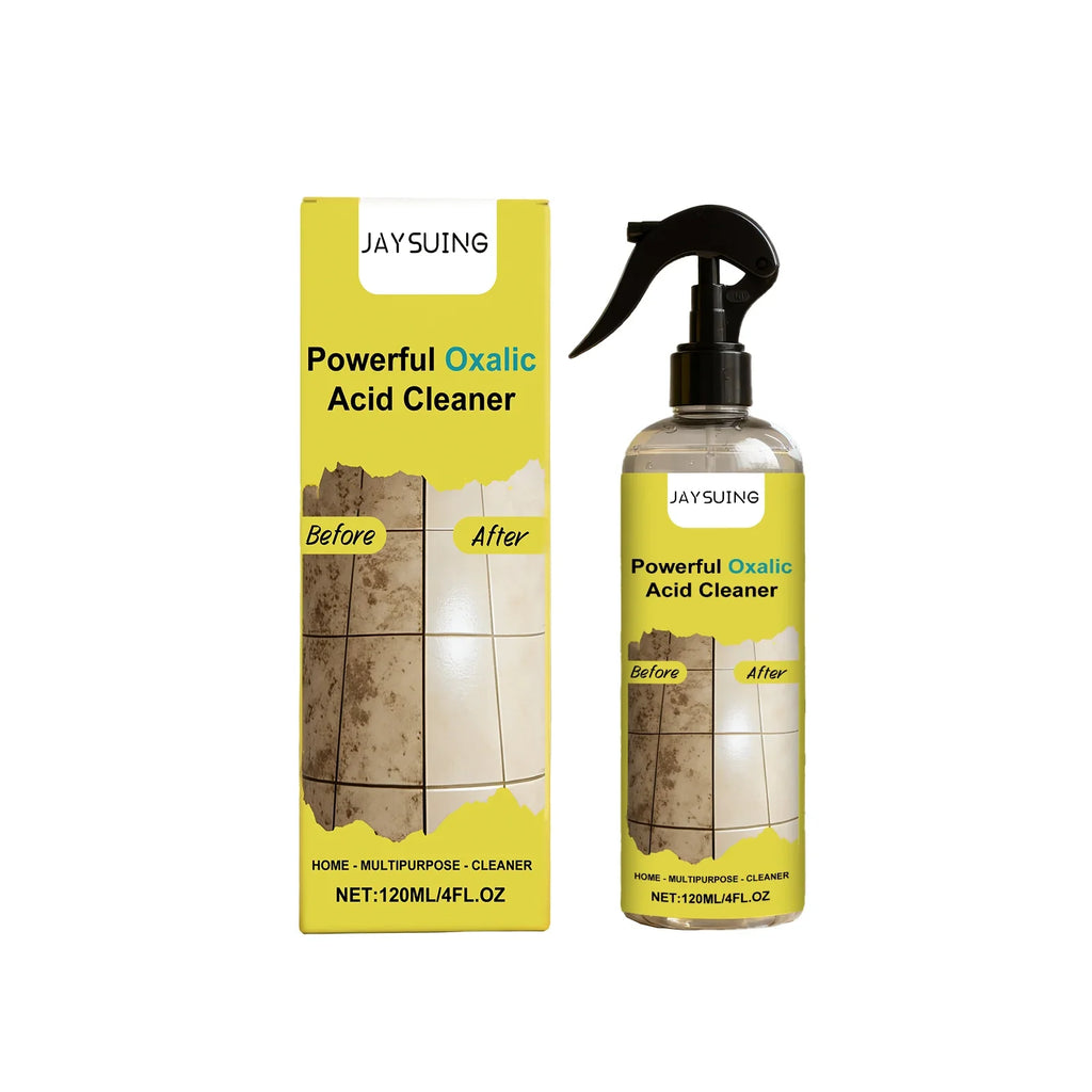 Oxalic Acid Cleaning Spray | Limescale & Stain Remover 120ml Household Cleaning Spray Qme 120ml Boxed
