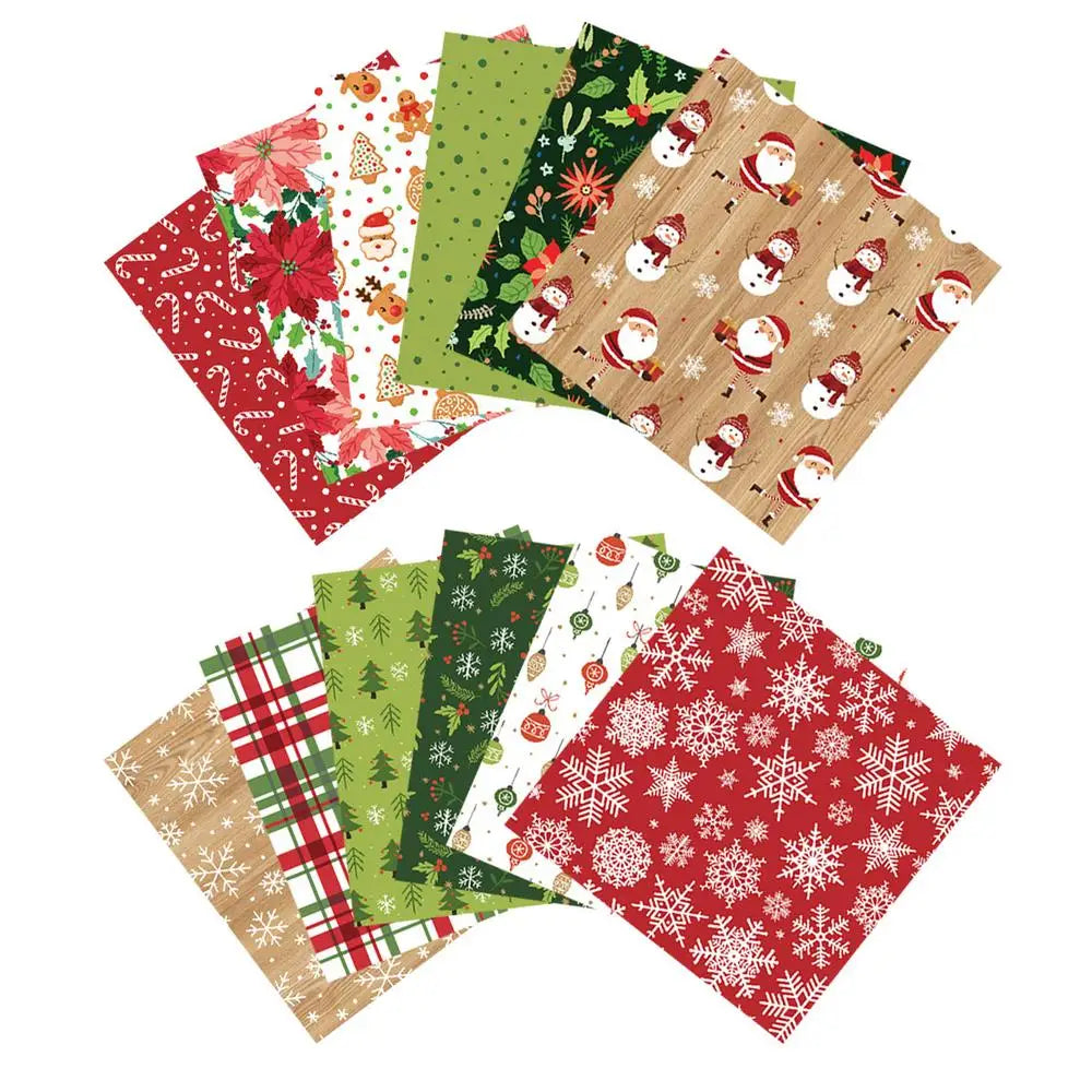 Christmas Vintage Scrapbooking Paper – 12 Festive DIY Patterns Scrapbooking Paper Qme 12 sheets China Mainland