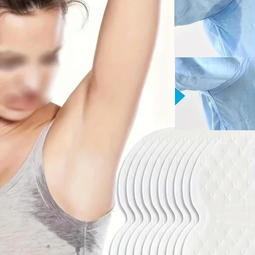 Washable Underarm Sweat Pads – Reusable Deodorant Shields Underarm Sweat Pads Qme
