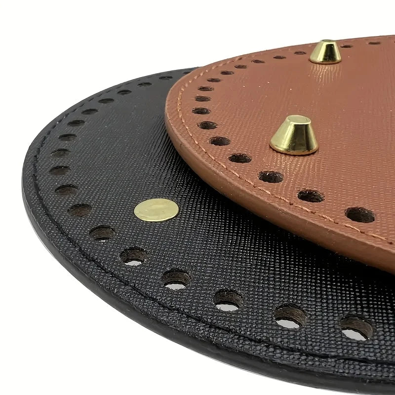 Round Bag Bottom Shaper Pad Metal Studs – DIY Purse Base Plate Bag Shaper Pad Qme