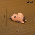 Miniature Lifelike Pony Figurine – DIY Landscape Décor Miniature Figurine Qme A4
