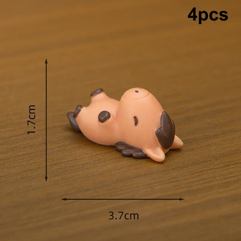 Miniature Lifelike Pony Figurine – DIY Landscape Décor Miniature Figurine Qme A4