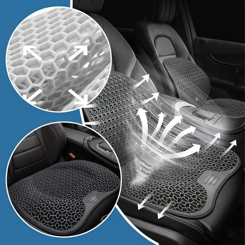 Honeycomb Gel Seat Cushion – Breathable Ergonomic Chair Pad Gel Seat Cushion Qst