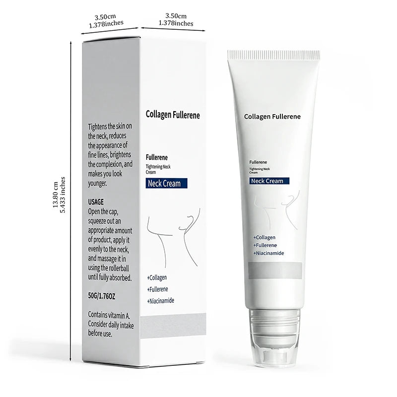 Roller Massage Neck Cream 50g – Moisturizing & Firming Neck Cream Qst