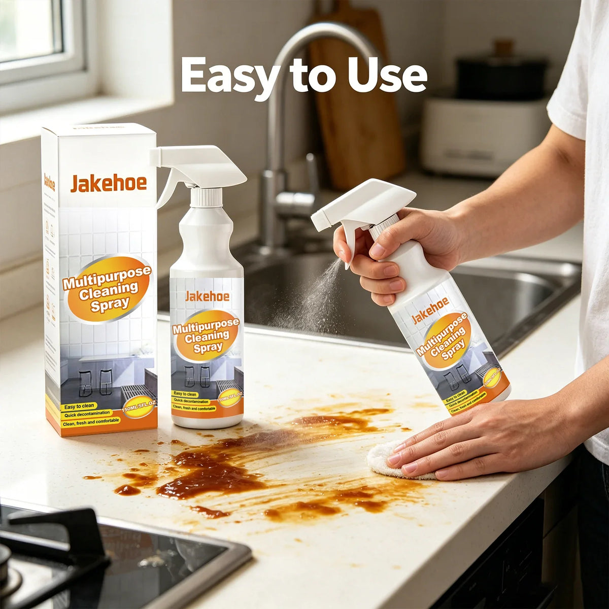 Multipurpose Cleaning Spray | Remove Oil, Stains & Restore Shine Multipurpose Cleaner Spray Qme