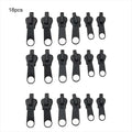 Universal Zipper Repair Kit – No-Sew Slider Replacement Zipper Repair Kit Qme 18pcs