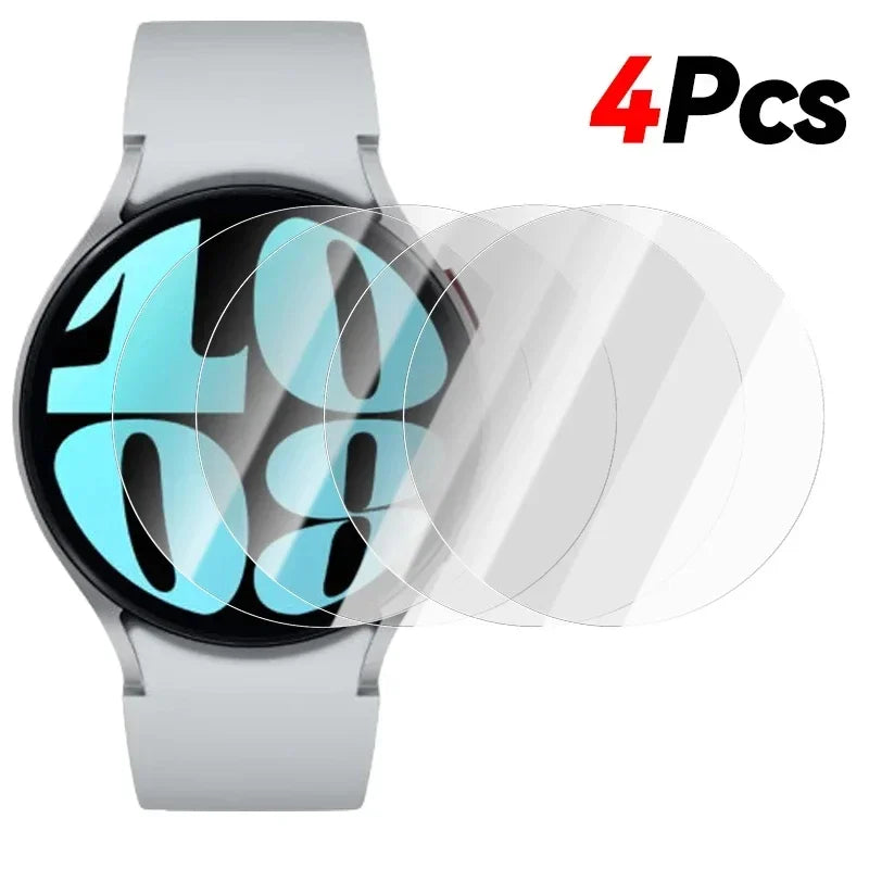 Samsung Galaxy Watch 6 40mm Tempered Glass Screen Protector Watch Screen Protector Qme 4 Pcs Watch 4 Classic 46mm