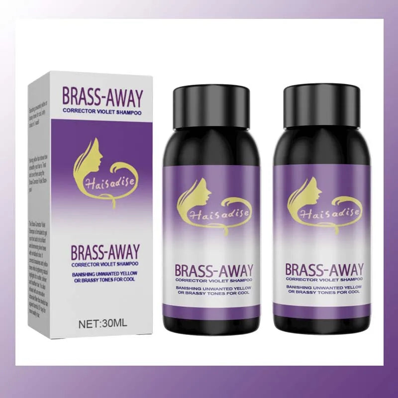 Purple Toning Shampoo – Cover Gray & Fade Yellow After Bleach Purple Toning Shampoo Qme 2pc