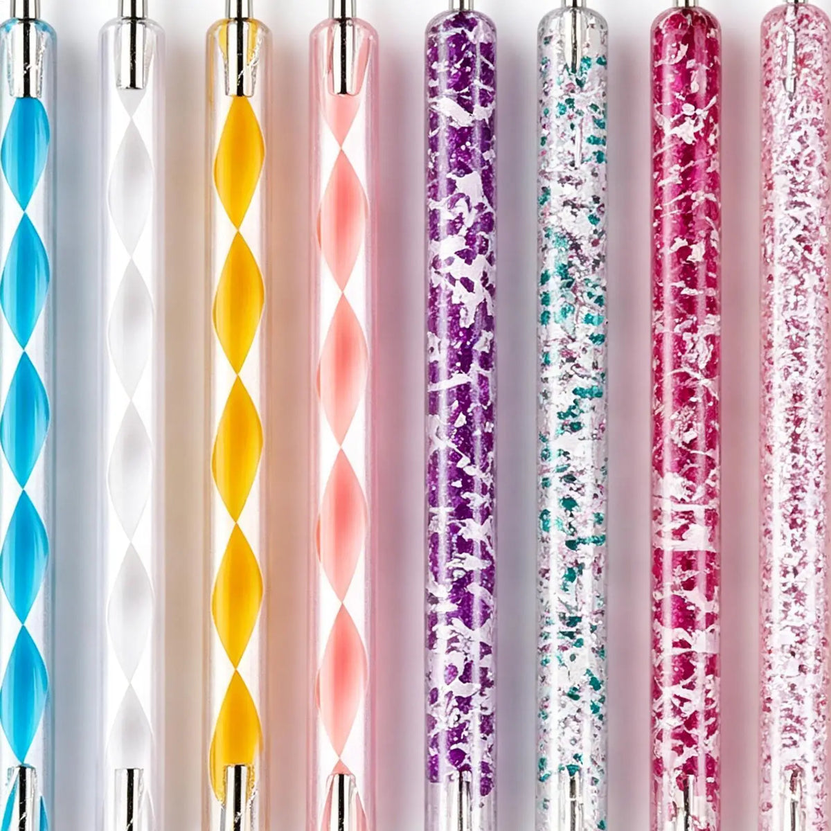 10-Piece Nail Dotting Tool Set – Manicure Decorating Pens Nail Art Tool Set Qme
