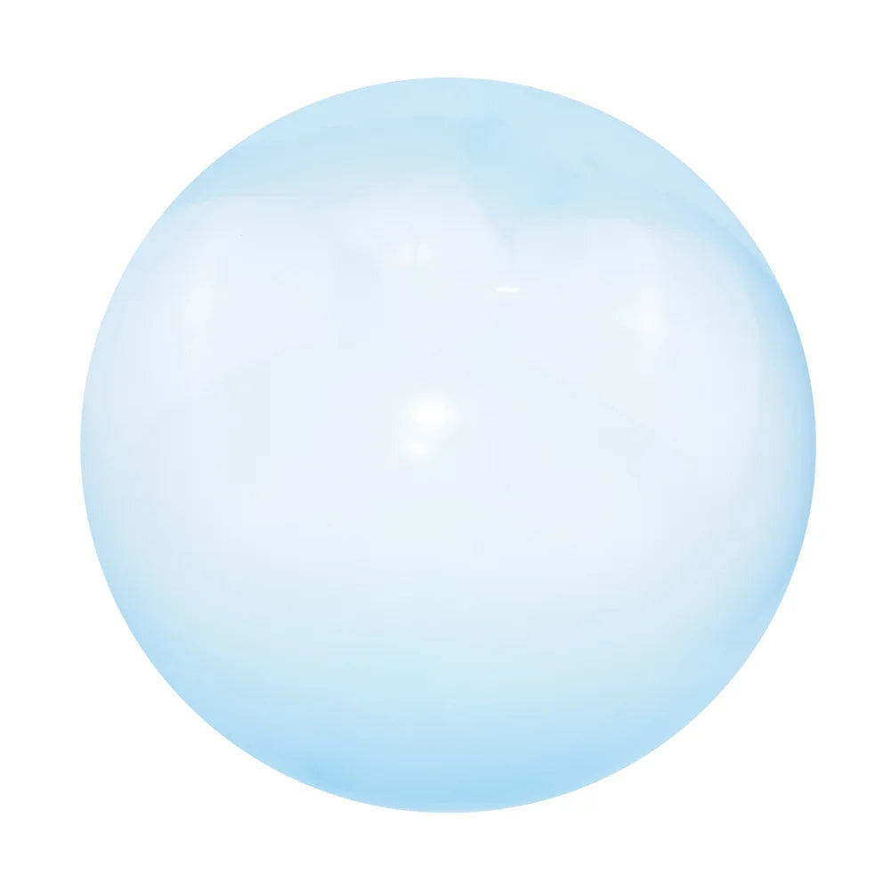 Water Filled Transparent Bubble Balls – Kids' Birthday Party Outdoor Party Ball Qme Blue XS 40cm