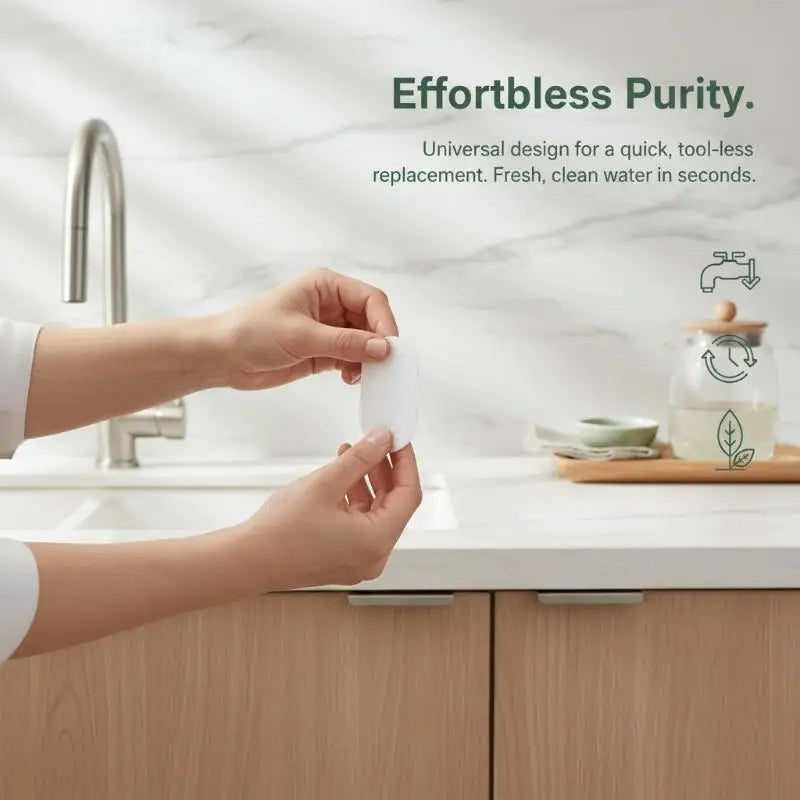 Faucet Filter Cotton – Anti-Splash Sand & Sediment Tap Filter Faucet Water Filter Qme