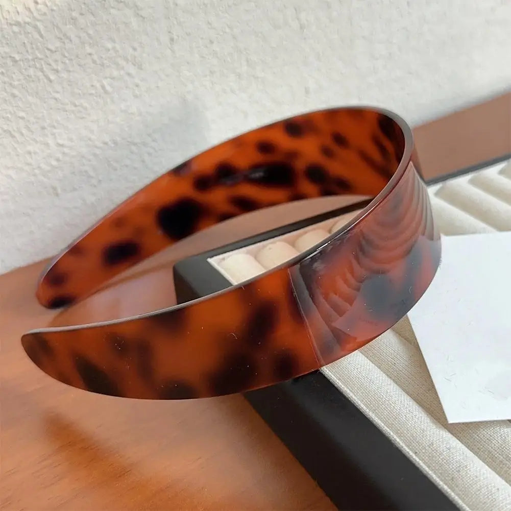 Vintage French Tortoiseshell Headband – No-Slip Women's Hair Band Tortoiseshell Headband Qme