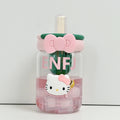 Hello Kitty Glass Cup with Straw & Tea Separator | Cute Office Cup Glass Tea Cup Qme 1 650ml