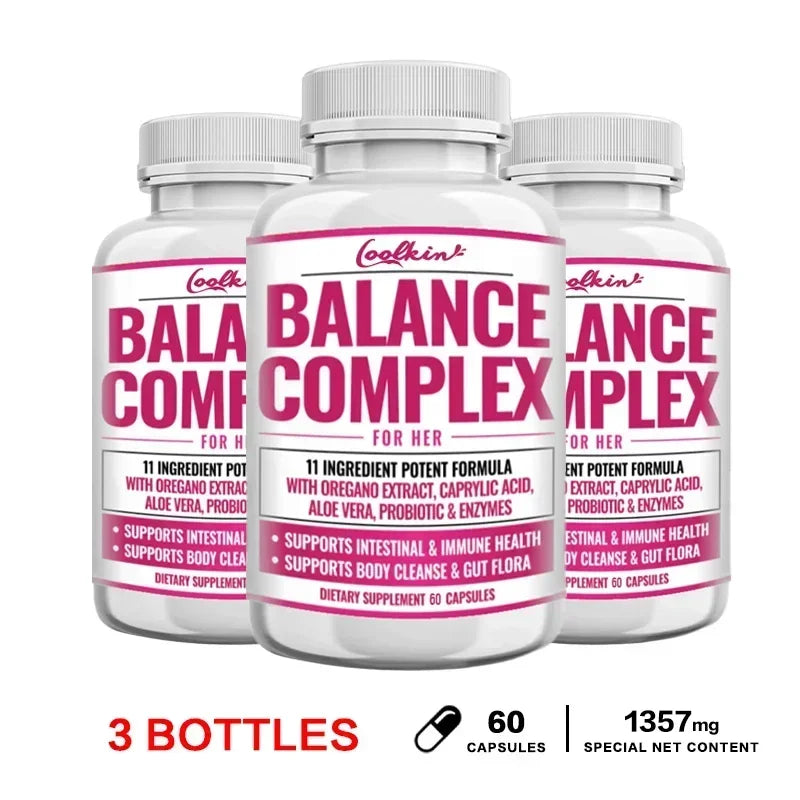 Women's Balance Complex – Probiotics for Digestion & Immunity Probiotic Supplement Qst 60 Capsule-3bottles