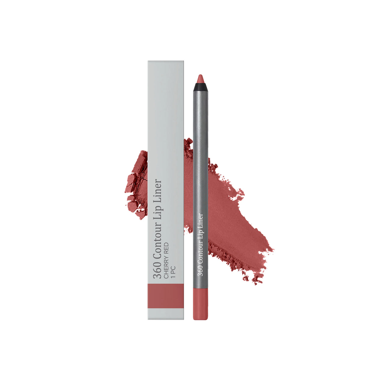 Waterproof Matte Lip Liner Set – 4 Colors, Long-Lasting Lip Liner Set Qst Cherry red