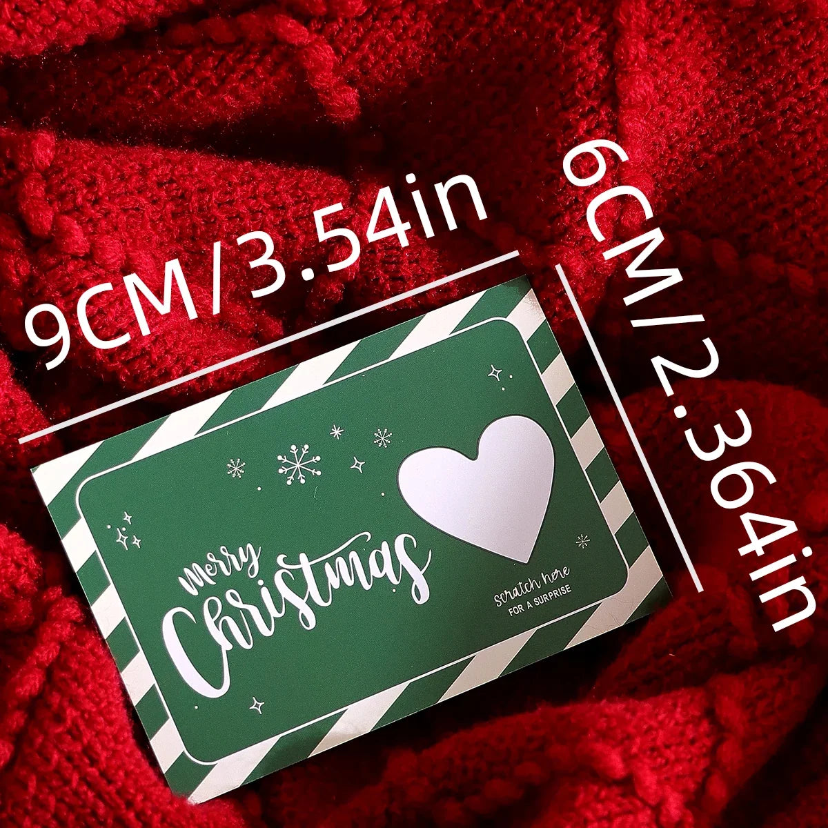 Christmas Lucky Scratch-Off Cards – Cute Cartoon Holiday Set Holiday Scratch-Off Cards Qme