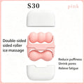 Dual-Head Ice Roller Facial Rejuvenation Device | 2 Colors Facial Ice Roller Qme pink