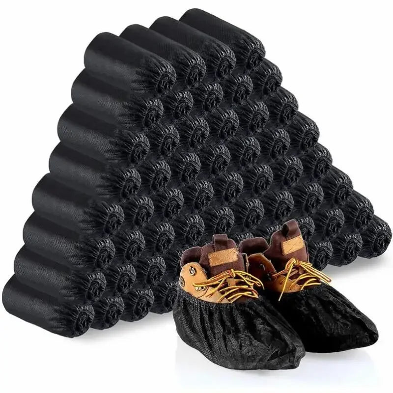 Disposable Non-Slip Shoe & Boot Covers – Nylon Foot Booties Disposable Shoe Covers Qme
