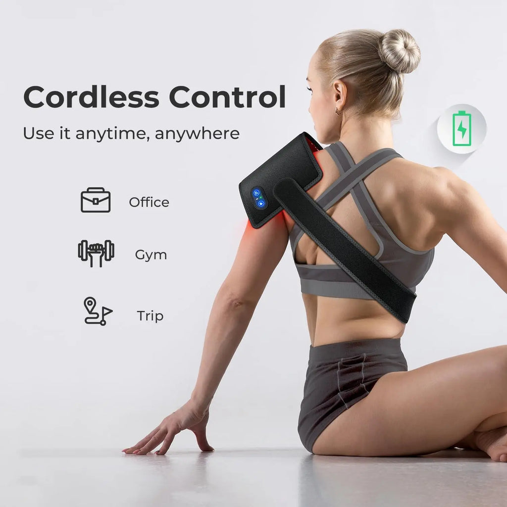 Wireless Red Light Therapy Belt 660nm 850nm – Body Wrap Pad Light Therapy Belt Qst