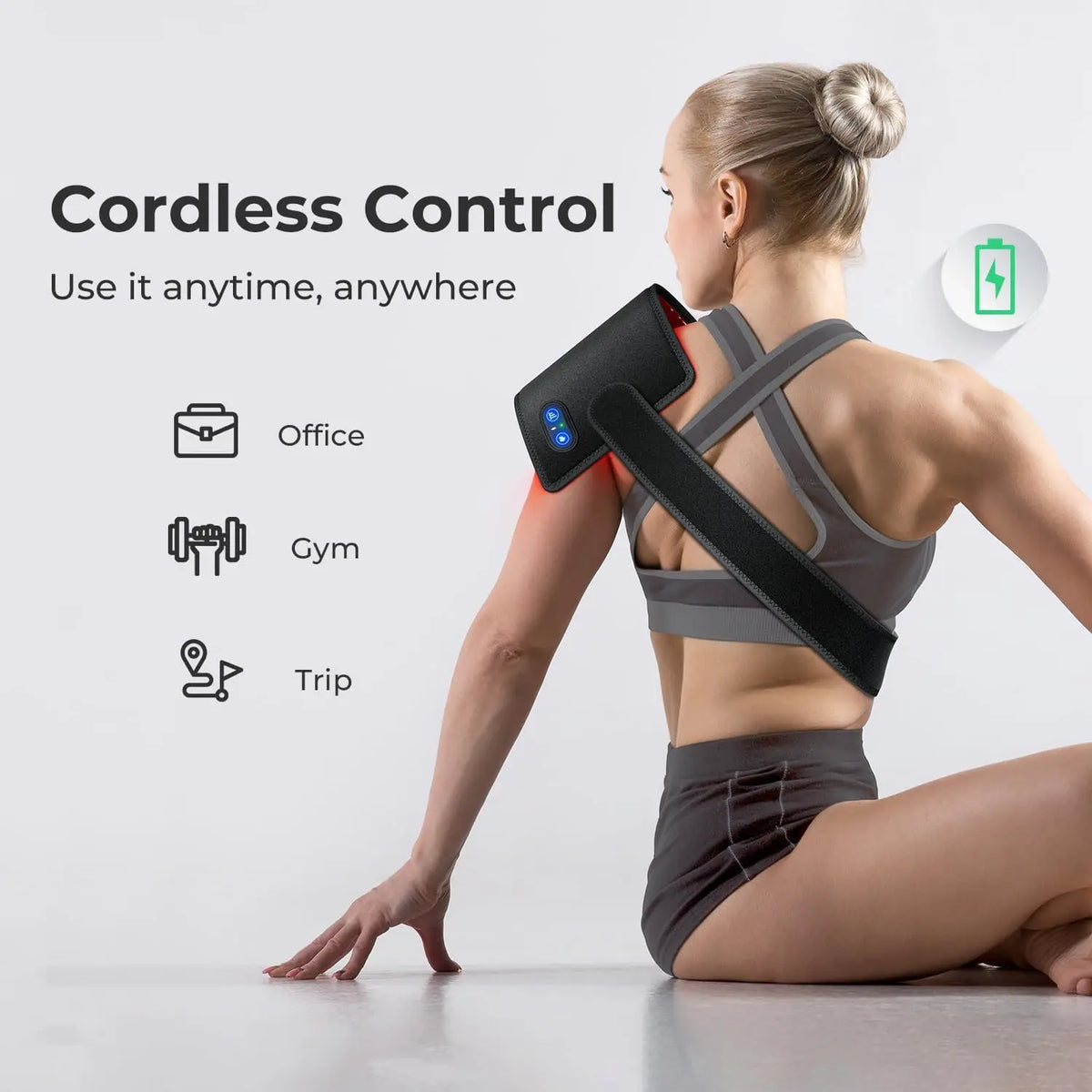 Wireless Red Light Therapy Belt 660nm 850nm – Body Wrap Pad Light Therapy Belt Qst