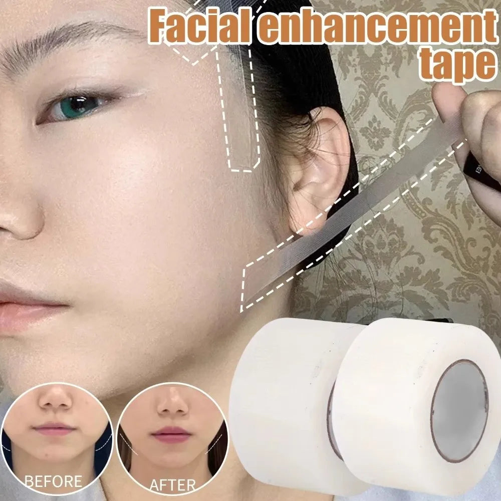 8M Breathable PE Face Lift Tape – Transparent V-Line Makeup Face Lift Tape Qme