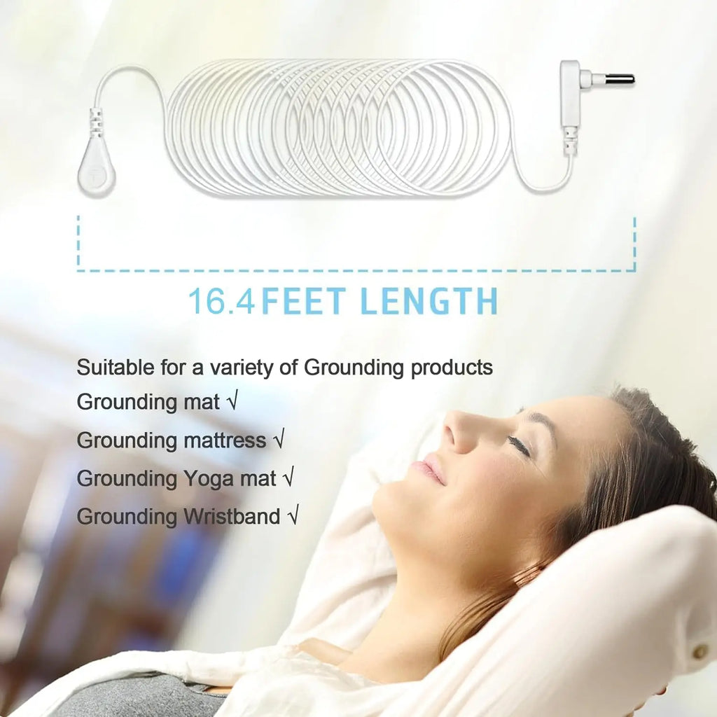Universal Grounding Wire 16.4 Ft – Mat, Sheet & Pillowcase Grounding Wire Qst