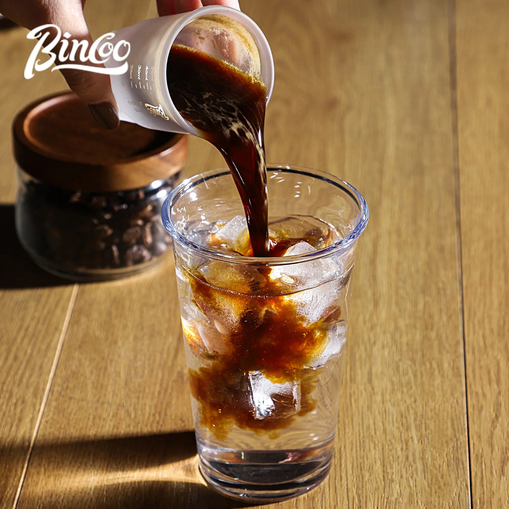 BINCOO 50ml Espresso Glass Measuring Cup & Shot Glass Set Espresso Measuring Cup Qst