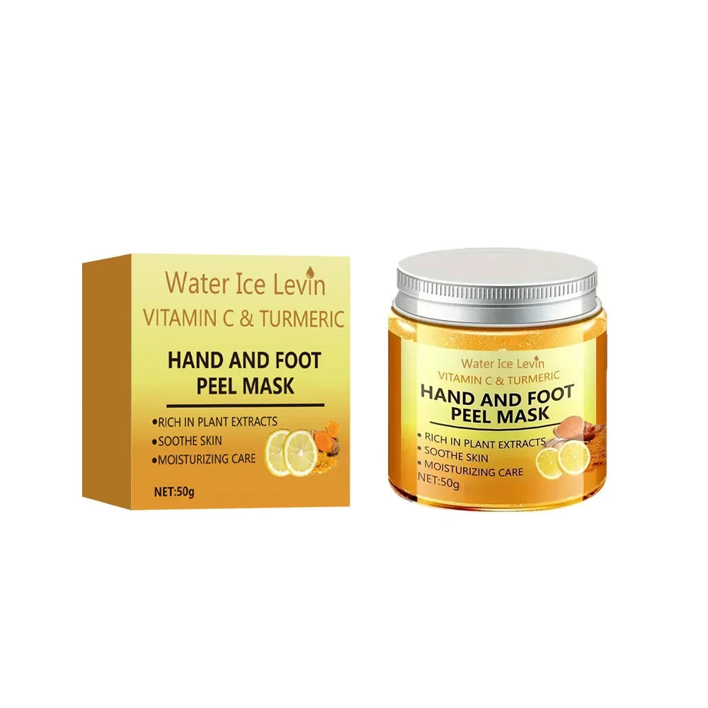 Vitamin C & Turmeric Hand Wax Mask – Smoothing Hand & Foot Care Hand & Foot Mask Qme