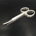 Professional Stainless Scissors for Nails, Eyebrow & Nose Trim Manicure Scissors Qme 1pcs Pointed