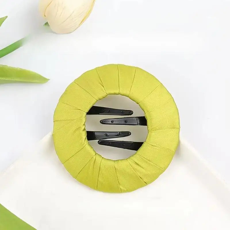 Flat Pancake Hair Claw Clip – Non-Slip Soft Padded for Women Hair Claw Clip Qst Green