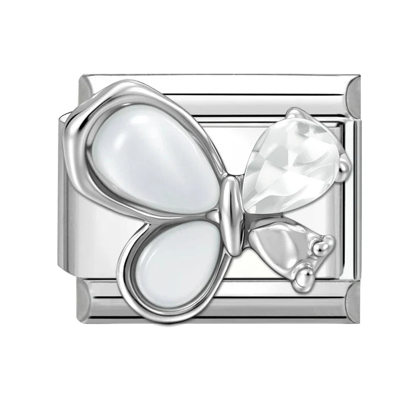Zircon Stars Shell Butterfly Italian Charm Links – 39 Colors