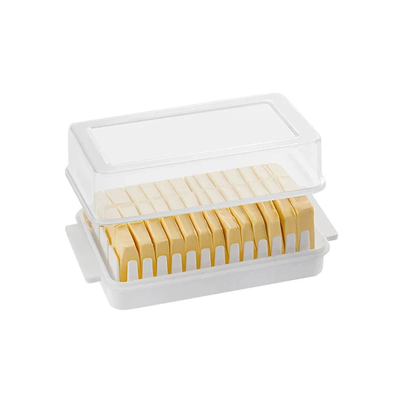 Butter Keeper Container with Lid – Fridge Fresh Storage Box Food Storage Container Qme