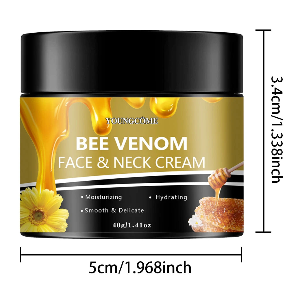 YOUNGCOME Bee Venom Face & Neck Moisturising Cream Face & Neck Cream Qst 40g